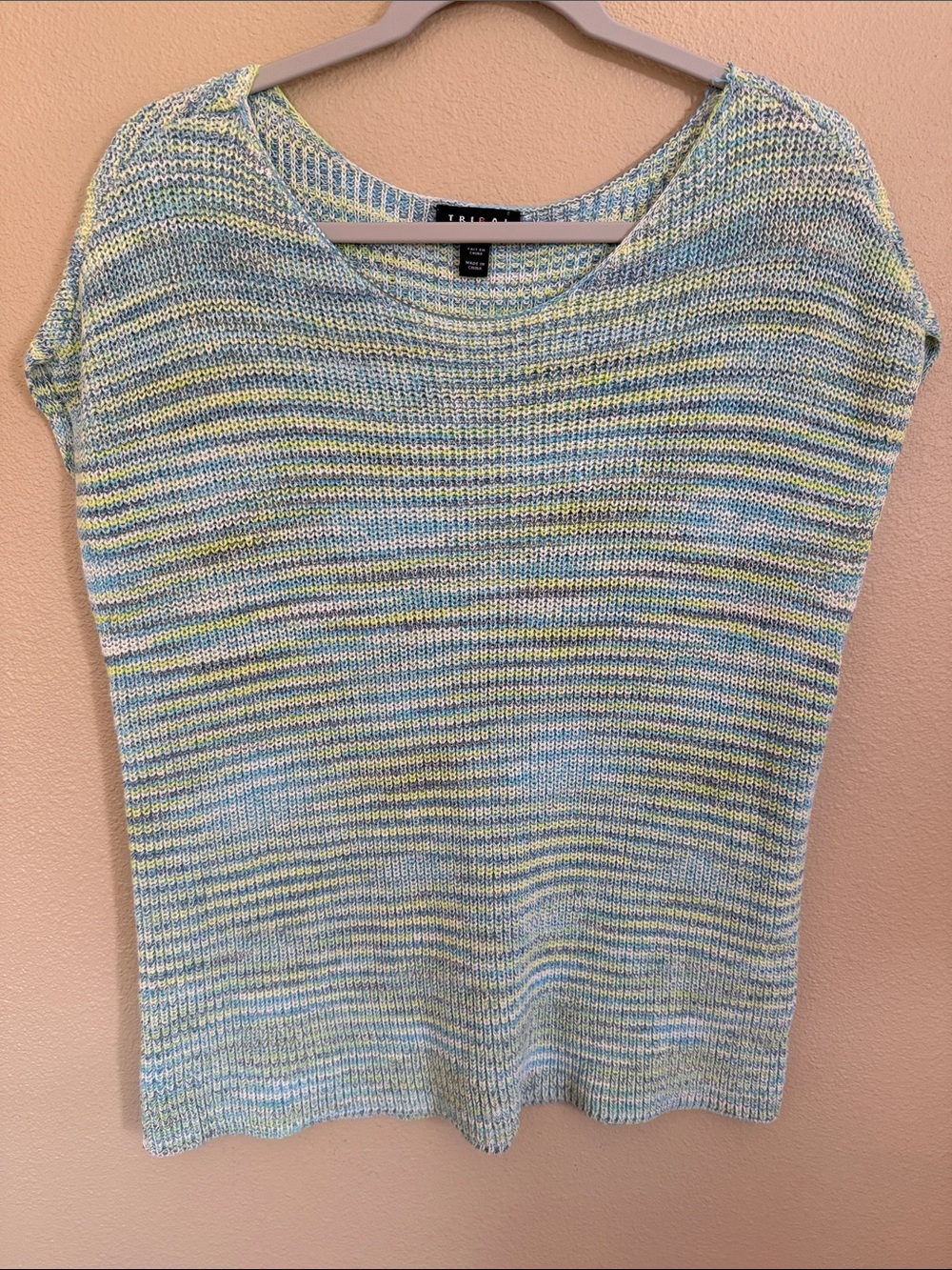 Tribal Lightweight Knit Cap Sleeve Tee